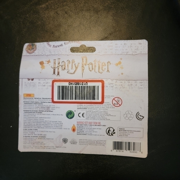 HARRY Potter Iconic Round Novelty Eyeglasses Party Accessory Costume Eyewear New - Picture 2 of 3